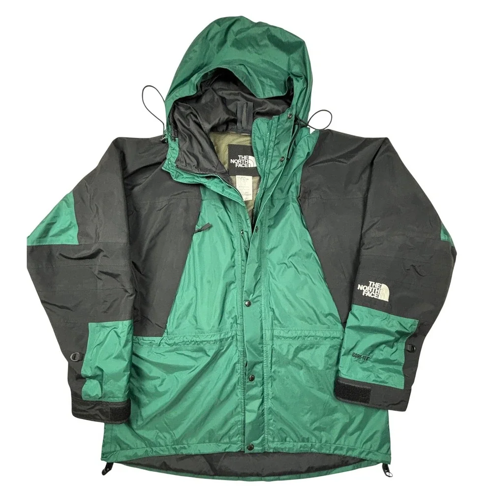 Vintage The North Face Mountain Light Jacket Mens XL‎ Green Gore-Tex 90s Shell